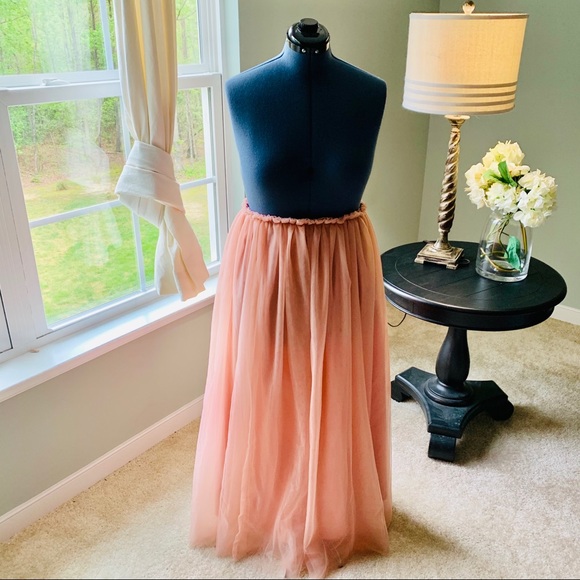 Dresses & Skirts - Custom Made Tulle Maxi Skirt Size 14-20